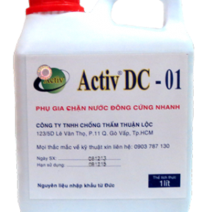 Phụ gia chặn nước đông cứng nhanh ACTIV DC01 1L
